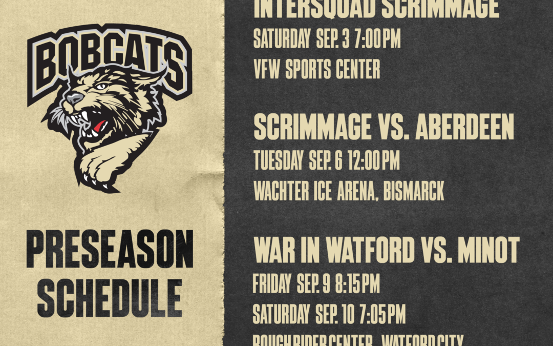 Bobcats Announce Preseason Schedule