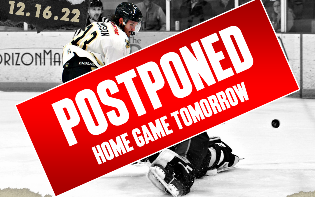 Road Game in Minot Postponed, Home Game Still Scheduled