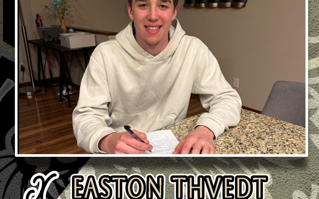 Bobcats Tender Goalie Easton Thvedt