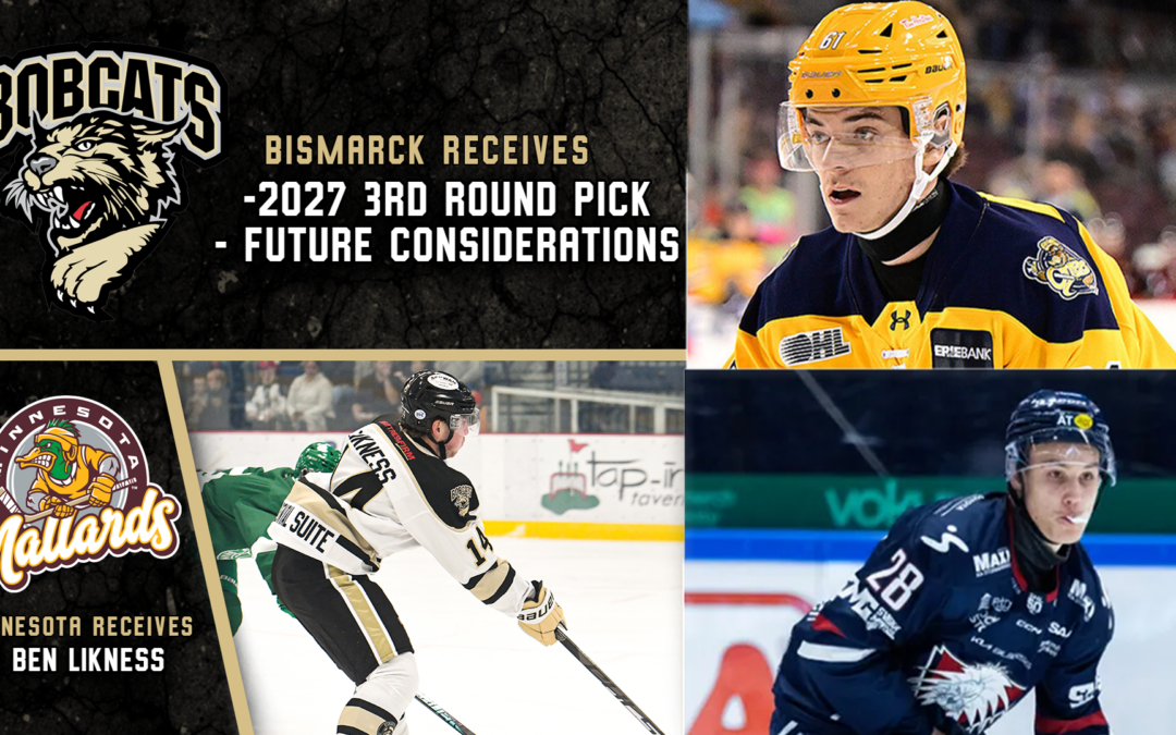 Bismarck Announces Multiple Roster Moves